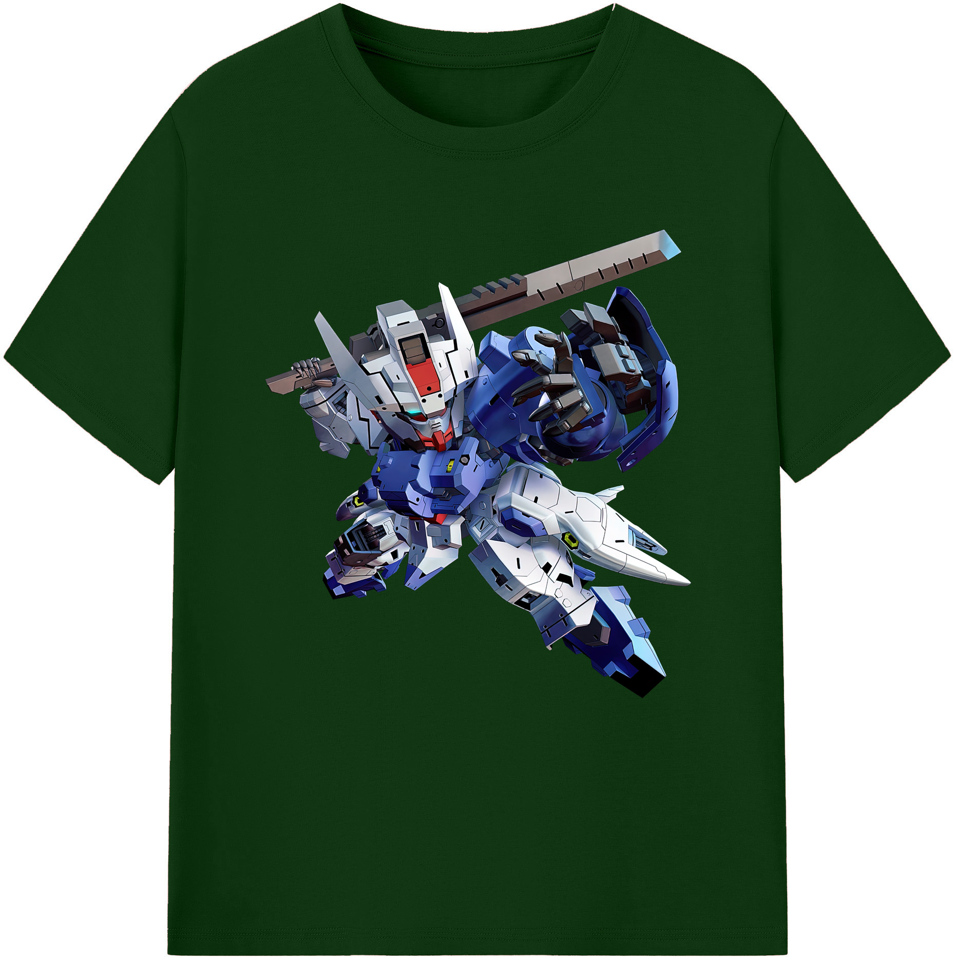 （画像用） 機動戦士ガンダム Mobile Suit Gundam 綿100％半袖Tシャツ（フロントプリント）